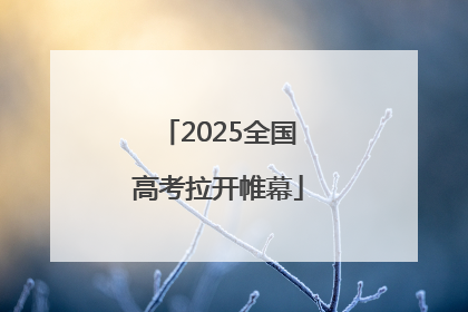 2025全国高考拉开帷幕