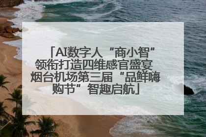 AI数字人“商小智”领衔打造四维感官盛宴 烟台机场第三届“品鲜嗨购节”智趣启航
