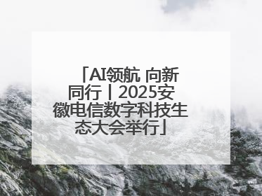 AI领航 向新同行丨2025安徽电信数字科技生态大会举行